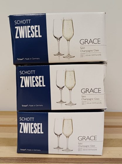 6 Zwiesel champagne glazen - Afbeelding 2