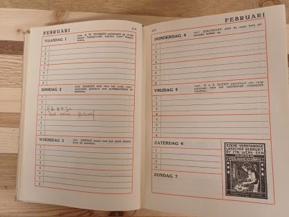 MTS agenda Vademecum 1936-1937 - Afbeelding 16