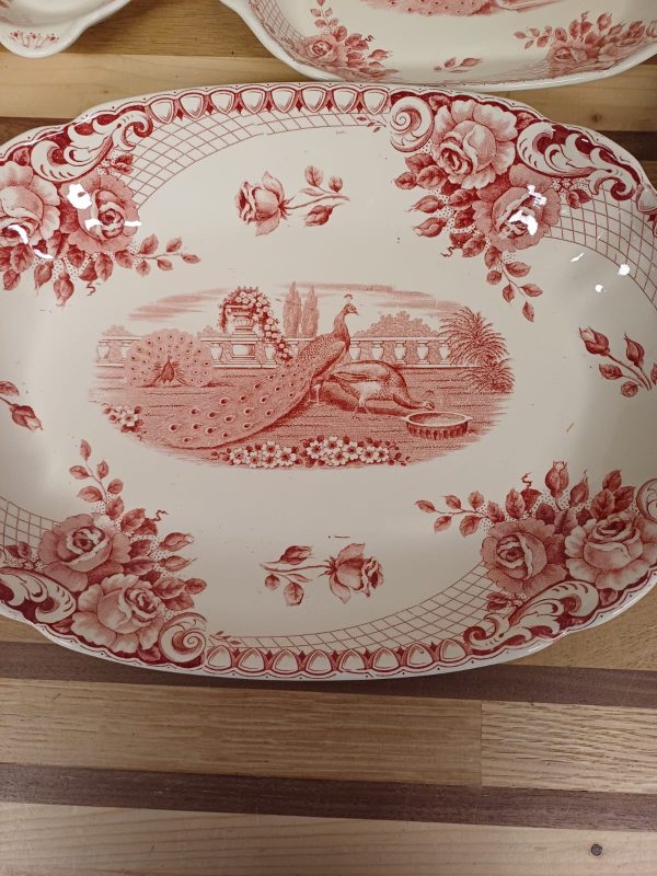 Societe Ceramique Peacock Maestricht - rood - 16 delig - Afbeelding 8