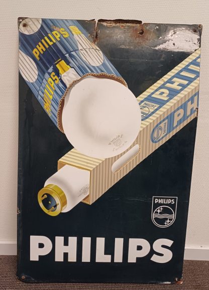 Philips metalen reclamebord