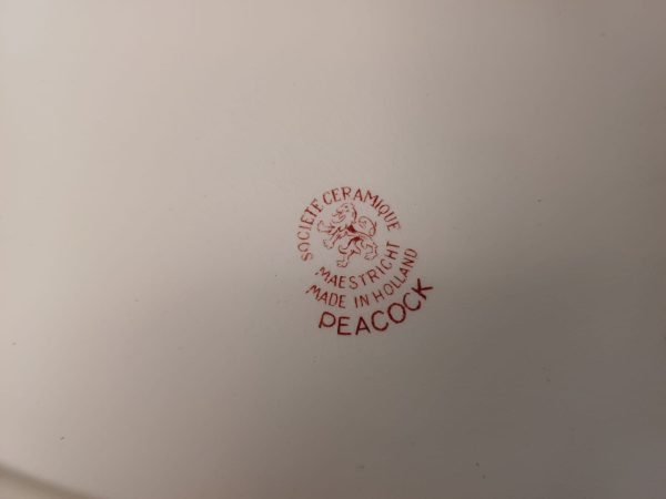 Societe Ceramique Peacock Maestricht - rood - 16 delig - Afbeelding 14