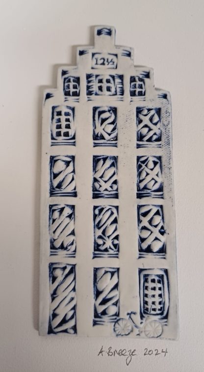 Alexandra Breeze - Delfs blauw ceramic huisje