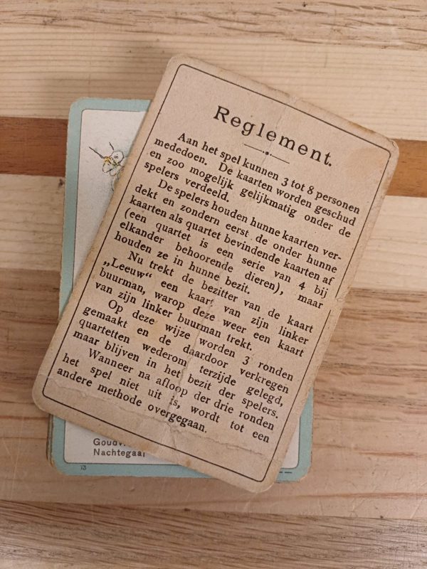 Vintage Fauna - Een onderhoudend en leerrijk gezelschapspel kwartetspel - Afbeelding 14