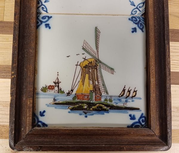 Makkum Tichelaar tegels - 3 stuks - Afbeelding 6