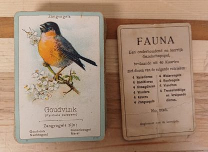 Vintage Fauna - Een onderhoudend en leerrijk gezelschapspel kwartetspel - Afbeelding 13