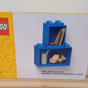 Lego blok - wandkasje set van twee - 4117 (nieuw - in doos)