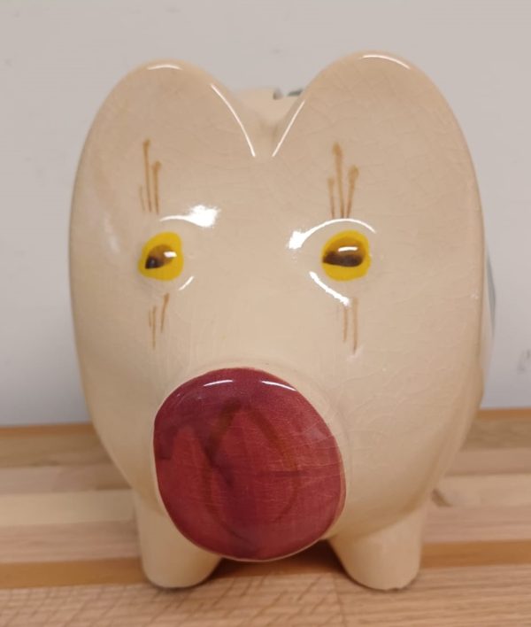 Vintage Piggy bank / spaarvarken - W Germany Scheurich 792 - Afbeelding 2