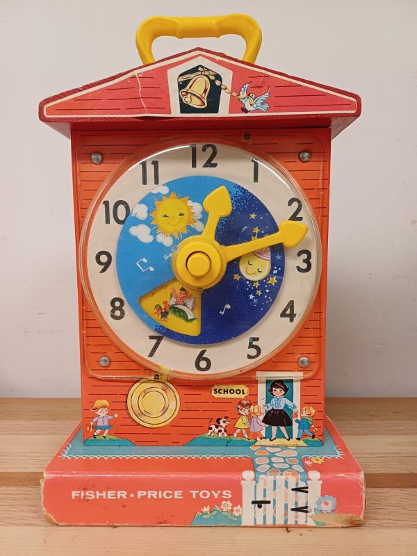 Vintage Fisher Price Klok - Afbeelding 4