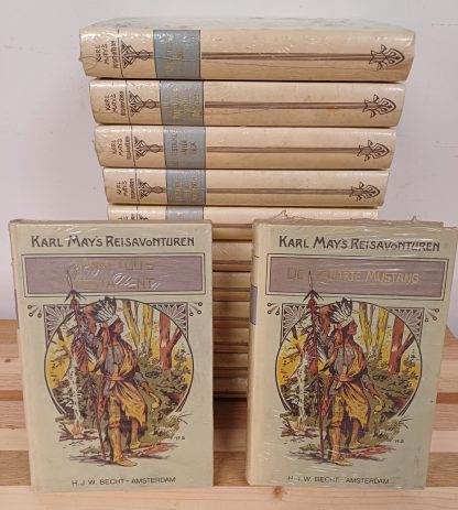 13 Karl May's Reisavonturen boeken - nog in folie