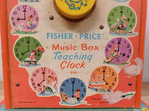 Vintage Fisher Price Klok - Afbeelding 2