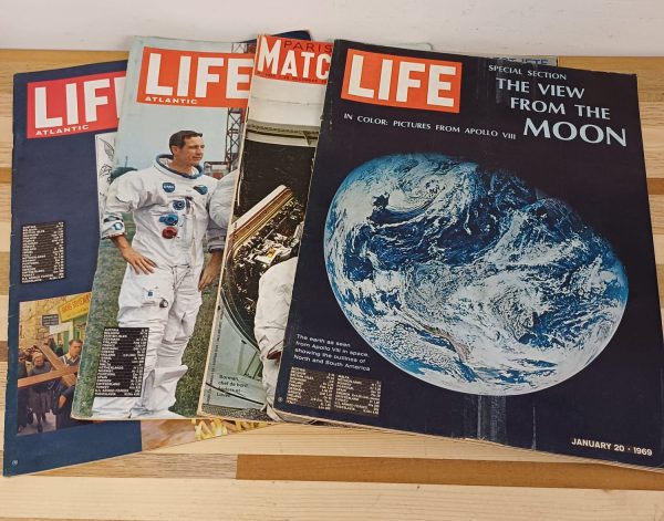 Vintage Life Magazine over de ruimte - 4 stuks - Afbeelding 2