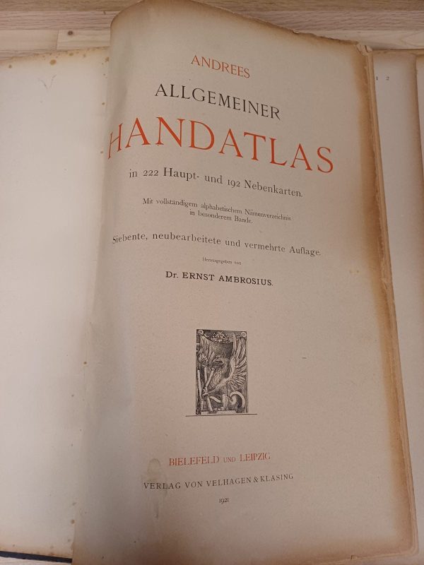 Andrees Handatlas 1921 - Afbeelding 3
