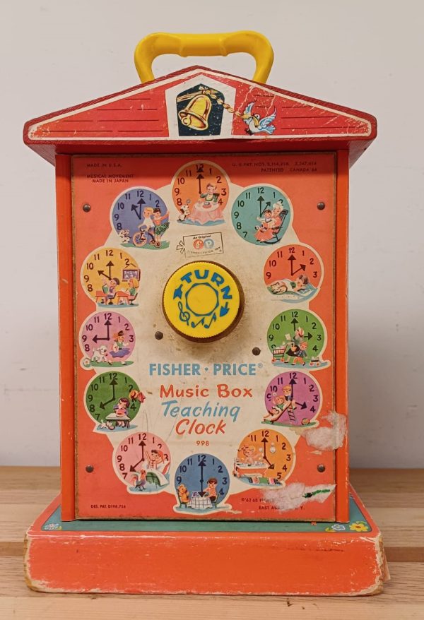Vintage Fisher Price Klok - Afbeelding 5