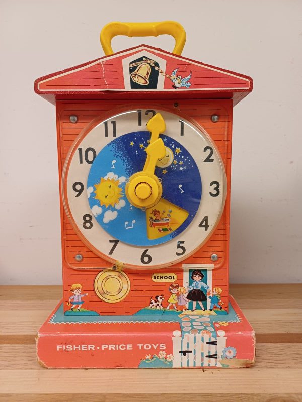 Vintage Fisher Price Klok - Afbeelding 7