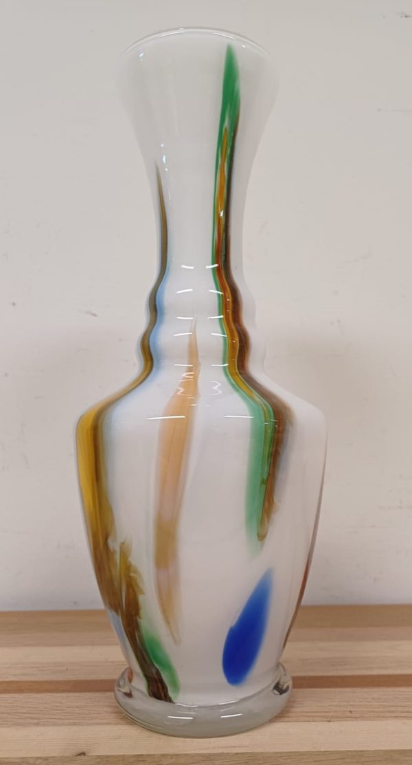 Vintage Opaline florence vintage vaas - Afbeelding 5