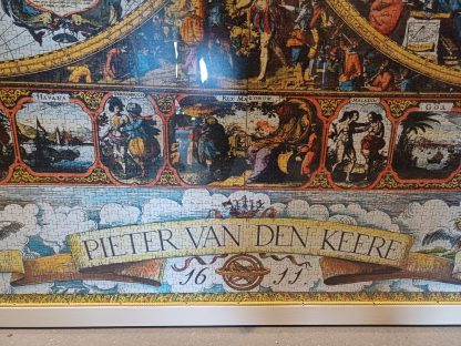 P. v.d. Keere: Grote Wereldkaart, 1611 - in lijst - Afbeelding 11