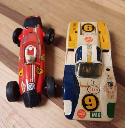 Vintage auto racebaan van Jouef met 6 auto's - Afbeelding 17