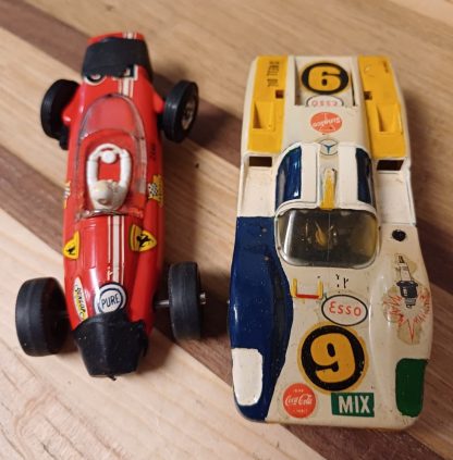 Vintage auto racebaan van Jouef met 6 auto's - Afbeelding 19