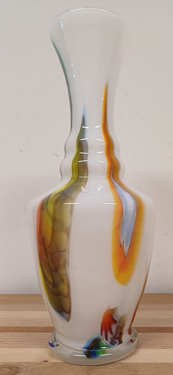 Vintage Opaline florence vintage vaas - Afbeelding 6