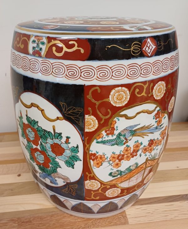Keramieke Chinese kruk - Afbeelding 4