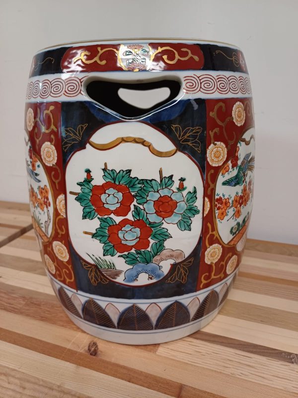 Keramieke Chinese kruk - Afbeelding 3