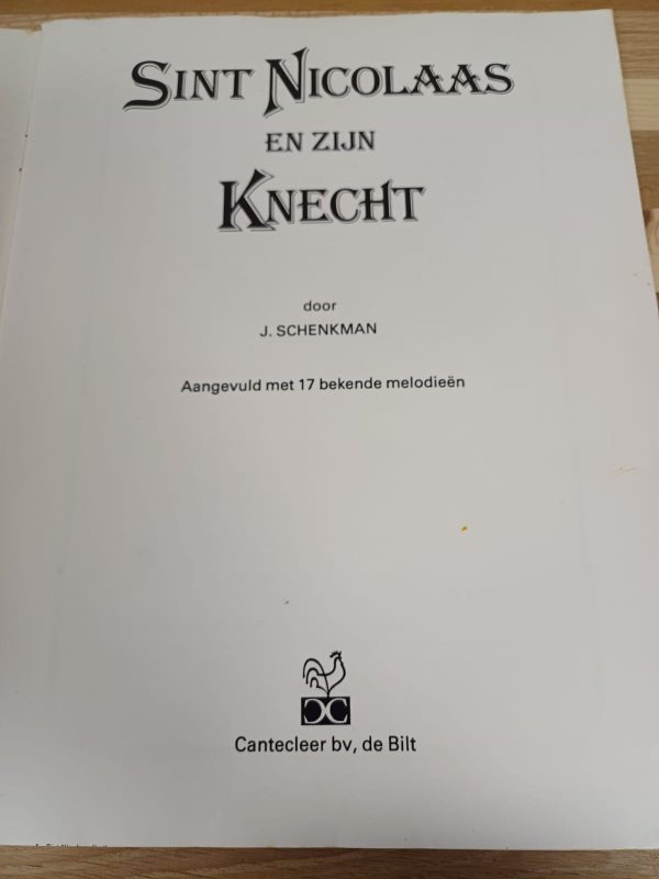Sint Nicolaas En Zijn Knecht Liedjes boek uit 1850 - Afbeelding 8