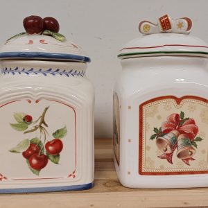 2 Villeroy & Boch voorraadpotten