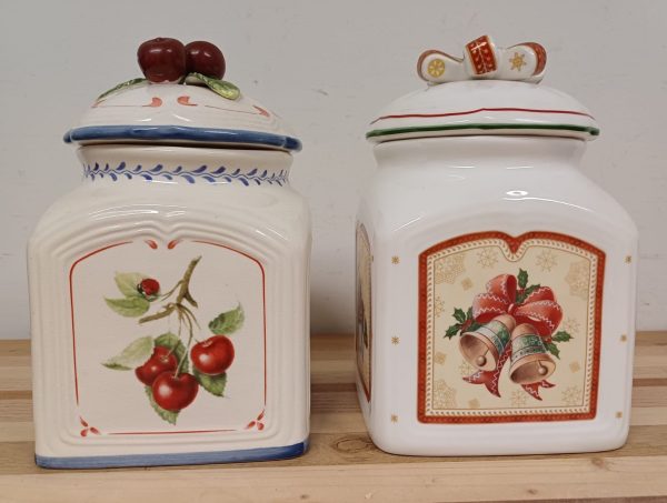 2 Villeroy & Boch voorraadpotten