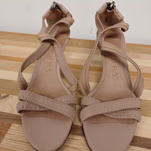 Burberry Leather Pleated Strappy - Maat 39