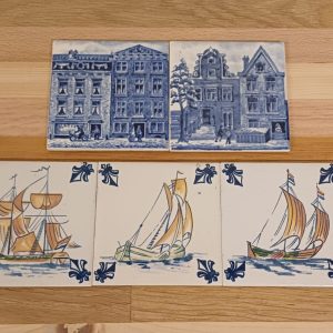 KLM tegeltjes - 5 stuks