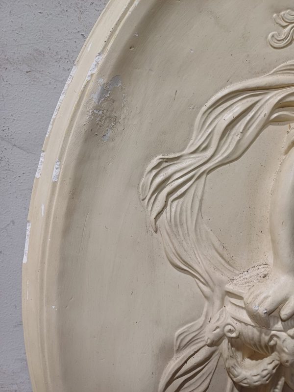 Groot ovaal reliëfschilderij "Aphrodite" - Afbeelding 7