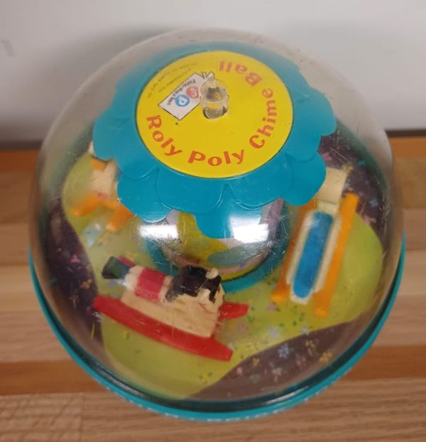 Vintage speelgoed Fisher price roly poly chime bal uit 1972 - Afbeelding 5