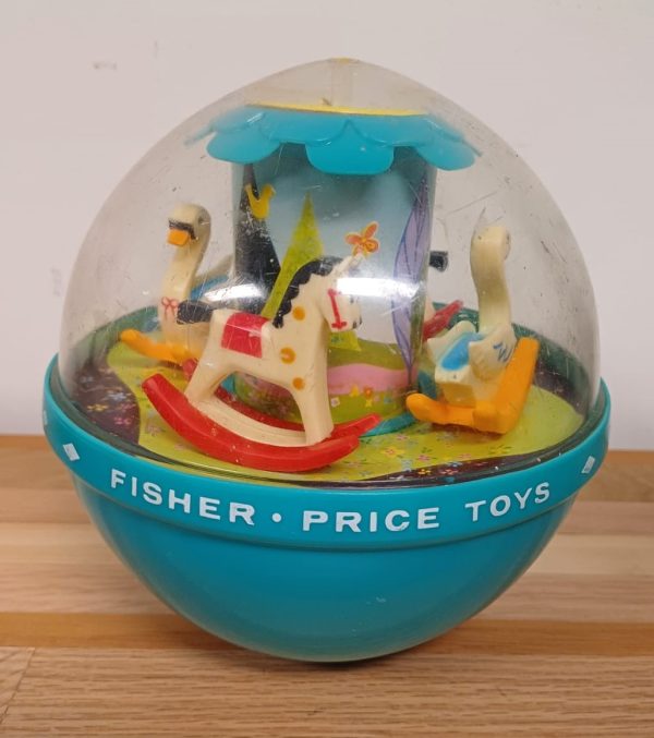 Vintage speelgoed Fisher price roly poly chime bal uit 1972 - Afbeelding 6
