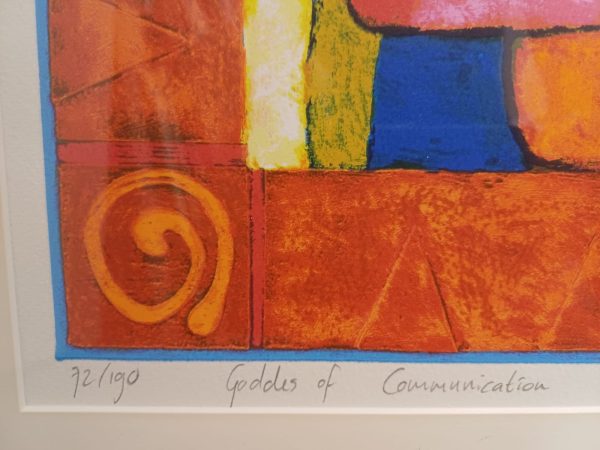 Zeefdruk Briels - Goddes of communication - 72/190 - Afbeelding 9