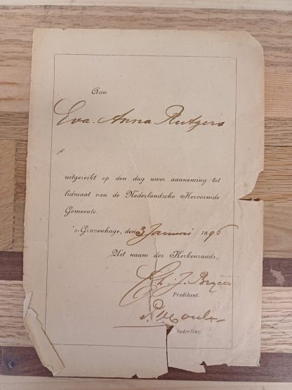 Huwelijks Bijbel 1904 - uitgereikt aan ..... bij de inzegening van hun huwelijk - Afbeelding 15