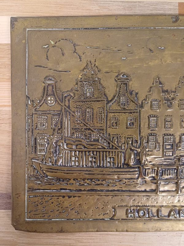 Koperen plaat latoen - Holland - Afbeelding 3