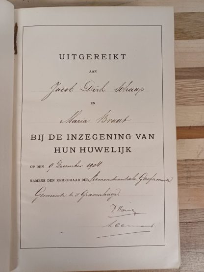 Huwelijks Bijbel 1902 - uitgereikt aan ..... bij de inzegening van hun huwelijk - Afbeelding 15