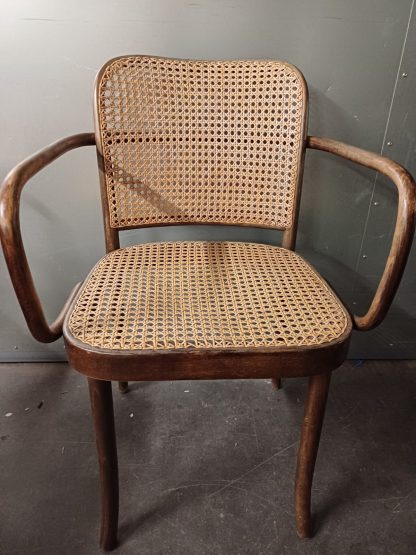 4 FMG Thonet stoelen & armleuning - Afbeelding 3