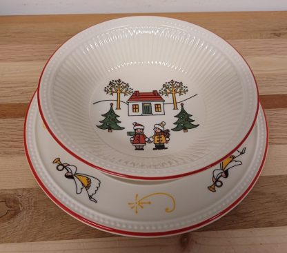 Wedgwood Windsor Christmas schotel en schaal - Afbeelding 2