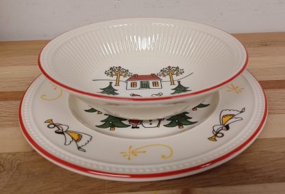 Wedgwood Windsor Christmas schotel en schaal - Afbeelding 5
