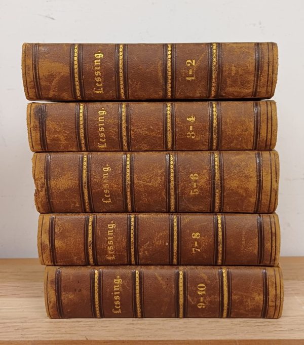 5 Gesammelte Werke 1855 - Lessing boeken 1 t/m 10 - Afbeelding 3
