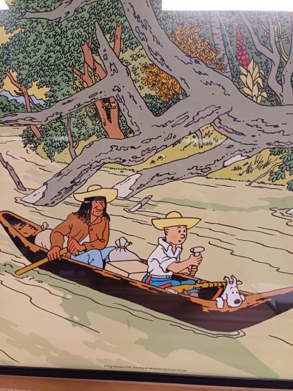Kuifje poster - les aventure de tintin L' oreille Cassée - Afbeelding 2