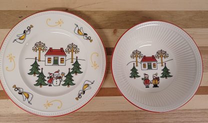 Wedgwood Windsor Christmas schotel en schaal - Afbeelding 4