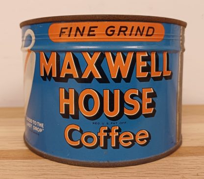 2 Vintage coffee blikken & Koffiezak met inhoud - Afbeelding 7