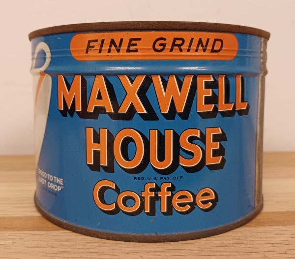 2 Vintage coffee blikken & Koffiezak met inhoud - Afbeelding 7