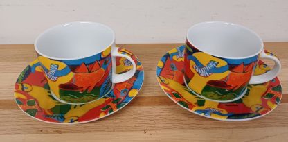2 Corneille kop en schotels