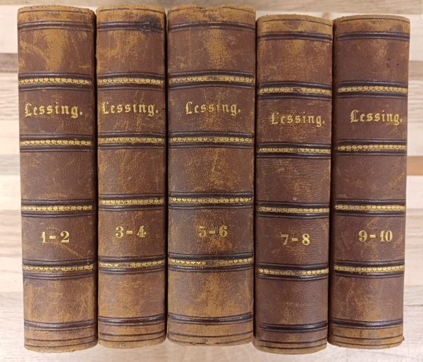 5 Gesammelte Werke 1855 - Lessing boeken 1 t/m 10 - Afbeelding 9