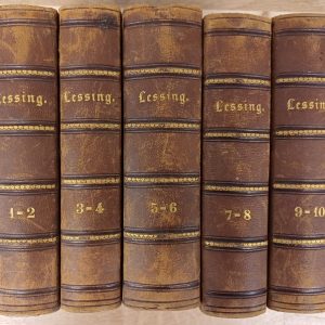 5 Gesammelte Werke 1855 - Lessing boeken 1 t/m 10