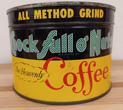 2 Vintage coffee blikken & Koffiezak met inhoud - Afbeelding 4