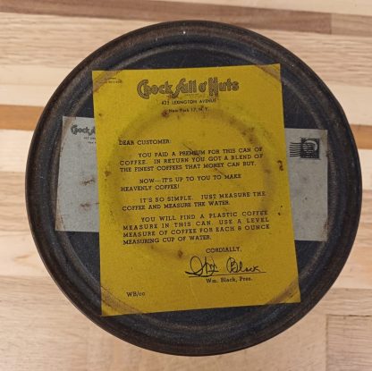 2 Vintage coffee blikken & Koffiezak met inhoud - Afbeelding 5